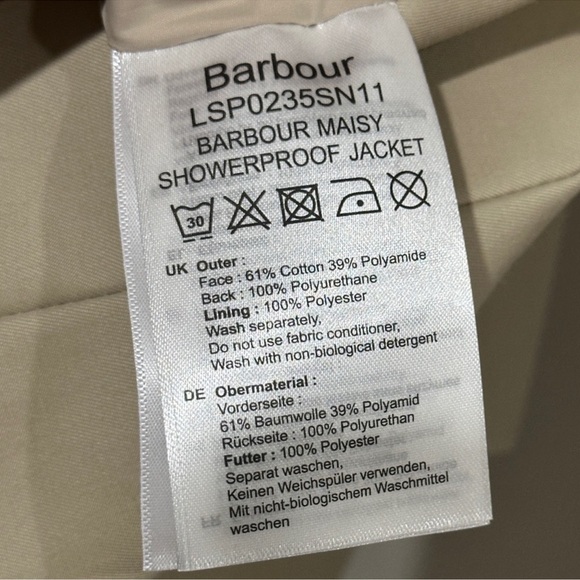 Barbour Maisy Showerproof Double Breasted Jacket - Picture 9 of 16